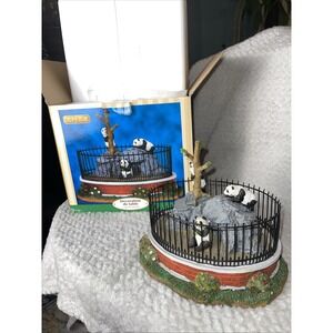 Lemax Panda Cage Zoo Carnival Christmas Village #93770